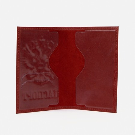 Cover for passport, red color-2