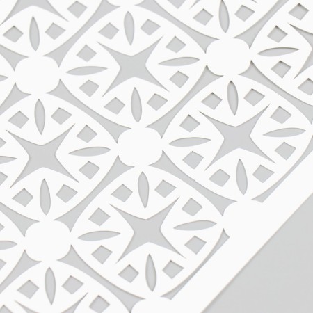 Plastic stencil "Tiles" 16x24 cm-2
