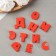 Silicone form "Cartoon alphabet", h = 2.5 cm letter, transparent color