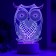 Lamp "Big Eagle" Led RGB from the network 9.5x13x22cm Risalux