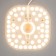 LED module with a built-in driver 160-250V 24W 2100 lm 2700k 16*16cm