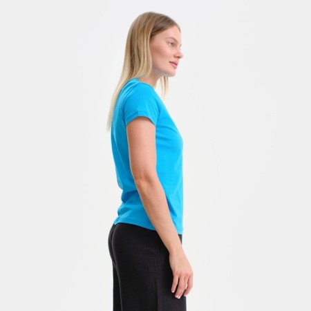 Female T-shirt, light blue/mix, size 54-2