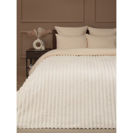 Texrepublic blanket, size 150x200 cm, champagne color
