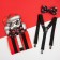 Set of men's kaftan subcutters and a butterfly tie "Cool Santa"