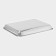 Stainless steel tray, 44.5 × 35.5 cm, thickness 1 mm, silver color