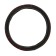 Braid on the steering wheel Nova Bright eco -leather, black, burgundy inserts, m