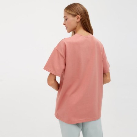 Women's T-shirt Minaku Oversize Fit: dusty pink color, rn 50-2