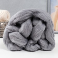 Fasting wool 100% half -toned wool 50 g (168, ser. St.