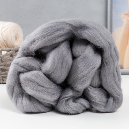 Fasting wool 100% half -toned wool 50 g (168, ser. St.
