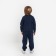 Set for a boy (jumper, cocoon), dark blue color, height 98 cm