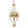 Lamp Bayerlux 88509/1 E27 40W gold 26x26x70-170 cm