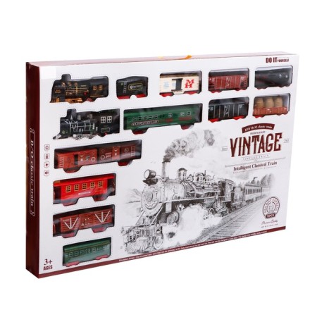 The Vintage railway, 2 compositions in the kit, light and sound, works from batteries-28