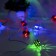 Garland “thread” 4 m with nozzles “ball with ornament”, IP20, transparent thread, 20 LED, glow of multi, 8 modes, 220 V