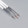 A set of hands for nail design, 3 pcs, 18 cm, white color