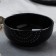 Deep plate ceramic "Ornament", 15.5 x 6.5 cm, 800 ml, black color