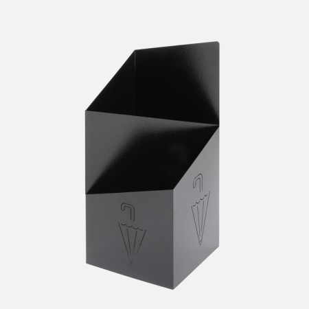 Line umbrella stand "Black, 25.2x25.2x60cm-1