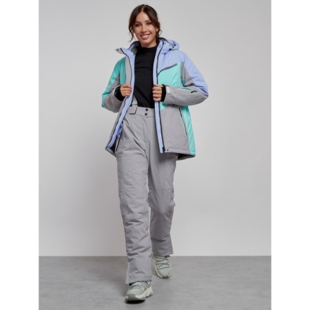 Ski jacket female, size 48, purple color-10