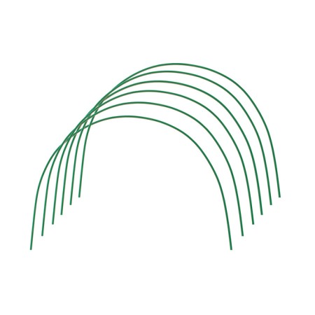 Arcs for greenhouse, metal in Cambrics 2 m, d = 10 mm, set 6 pcs., Greengo