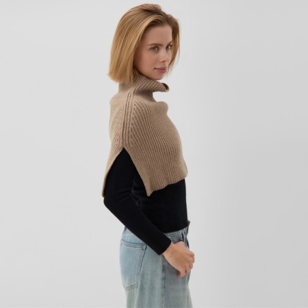 Female Minaku scarf, sandy color, One size-1