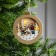 Christmas tree toy "Ball with children", from batteries, glow warm white