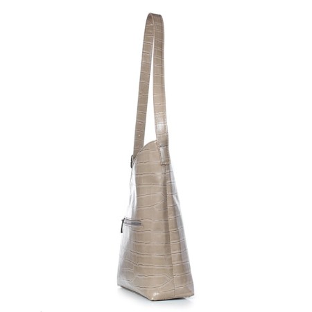 Bag Women's, Flooded Leather, 270x310x100 cm, Bezhevaya T.-3