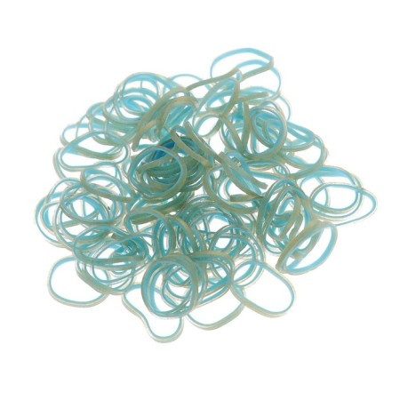 Rainbow loom bracelet rubber bands, Persian collection, blue