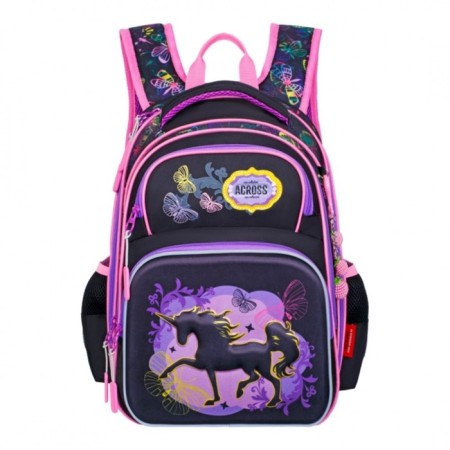 Frame backpack 39 x 29 x 17 cm, Across 3, filling: bag, purple ACR22-DH3-5-1