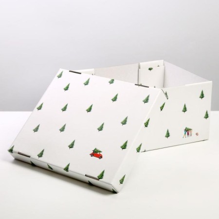 Folding box "New Year", 31.2 x 25.6 x 16.1 cm, New Year-2