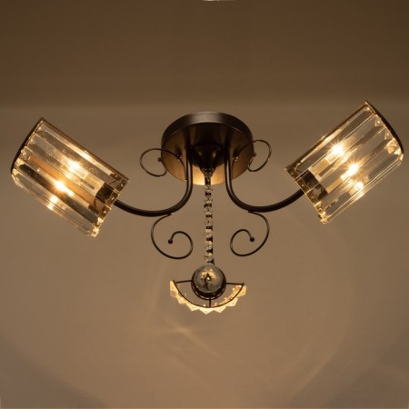 Simona chandelier 3x40W E27 Chocolate 60x60x24 cm Bayerlux-2