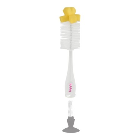 A set of brushes for washing bottles and children's dishes on a suction cup-8