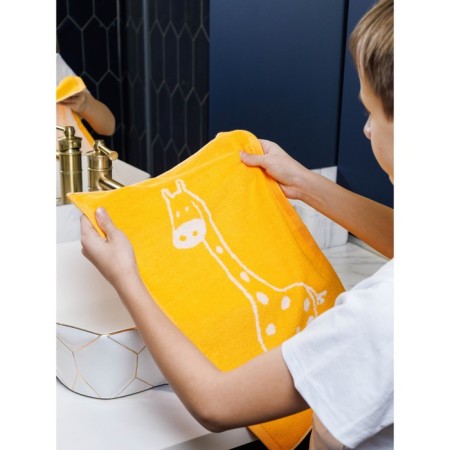 Trick towel Giraffe, size 50x90 cm, color orange color-6
