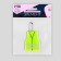 The reflective element "Vest", 5.6 × 4.4 cm, yellow color