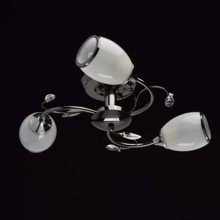 Chandelier "Grace", 3x60W E27, Nickel color-1