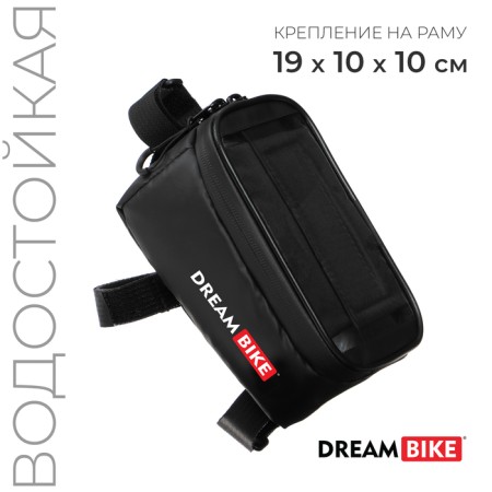 Cycling Dream Bike on a frame, for a smartphone, black color