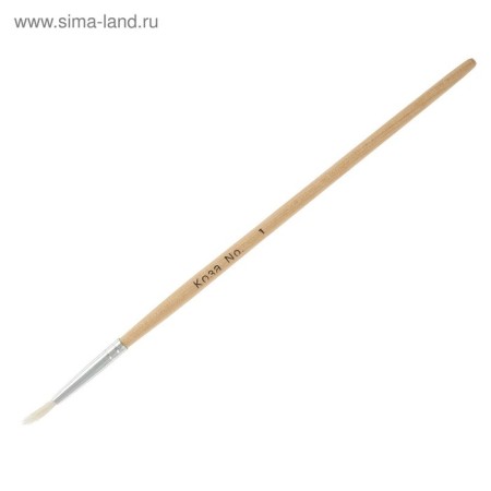 Koz's hand set, 3 pieces (No. 1, 2, 3), round, with wooden handles, in a blister
