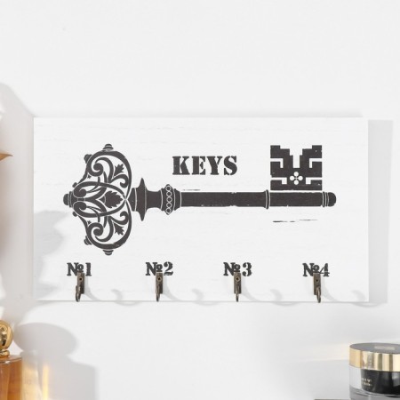 Decorative tree hooks "Carved key" 30x3x16.5 cm