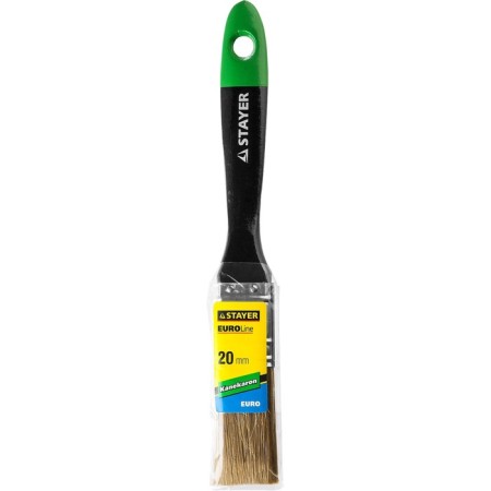 Brush flat Stayer Universal-Aarth, artificial bristles, wooden pen, 20 mm-1