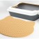 Rug for a bowl and a muzzle tray, beige, 35x41.5 cm