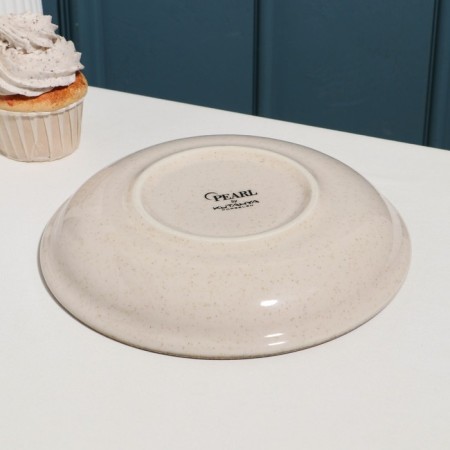 Pearl salad bowl, d = 21 cm, 700 ml, beige, porcelain-2