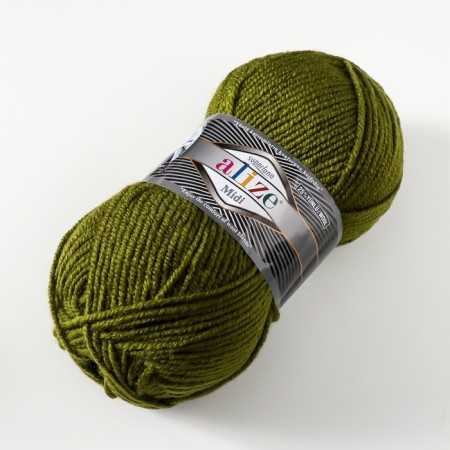 Yarn "Superlana Midi" 25% wool, 75% acrylic 170m/100g (620)-1