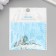 Decor for creativity Metal "Blue Lack" silver, enamel 1.6x1.1 cm