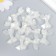 Decor for creativity Plastic "Bow White" shines in the dark 0.8x2.4x3.4 cm