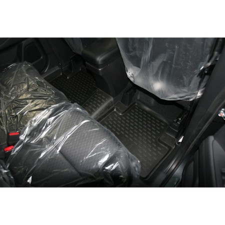 3D mats in the Mitsubishi Outlander salon, 2012-2015, 2015-2016, 2 WD, 4 pcs. (polyurethane)-2
