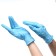 Medical nitrilic nitrilic, textured Benovy, size m, blue, 100 pairs