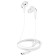 Hoco M1 Pro headphones, wired, vacuum, microphone, Type-C, 1.2 m, white