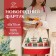 Apron Ethel New Year's fair 60x70cm, 100% HL, sarzha 190 g/m2
