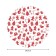 The tablecloth “New Year's attributes”, round, Saten, d = 150 cm