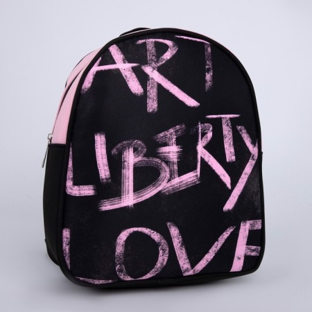Backpack School Textile Art Liberty Love, 27x10x23 cm-4