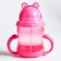 Children's stroke with silicone tube, 200 ml., With handles, color mix