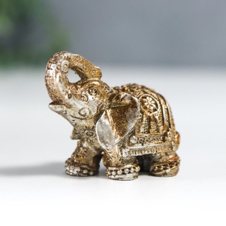 Souvenir Polystone "Micro Elephant" 3.8x4.4x2.1 cm-3